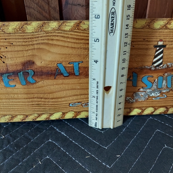 Handcrafted Wooden Sign - Picture 7 of 11